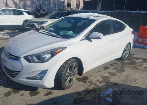 2015 Hyundai Elantra Sport from USA, damaged, VIN KMHDH4AH4FU344031